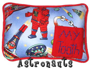 Astronaut Tooth Fairy Pillow with Pocket for Boys