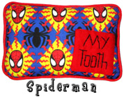 Spiderman Tooth Fairy Pillow with Pocket for Boys